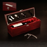 Rosewood Wine Set Including Four Useful Wine Tools
