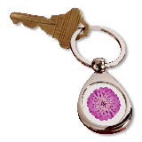 Oval Full Color Key Ring