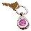 Oval Full Color Key Ring, Price/each