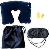 Captain Travel Kit With Neck Pillow