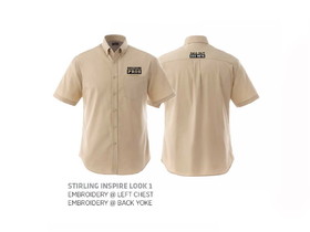 Elevate TM17745 Custom Men's STIRLING Short Sleeve Shirt