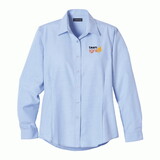 Custom Trimark TM97731 Women's TULARE Oxford Long Sleeve Button Up Shirt