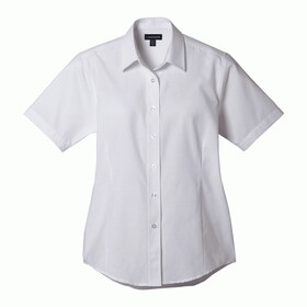 Custom Trimark TM97733 Women's LAMBERT Oxford Short Sleeve Button Up Shirt