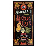 Thousand Oaks Barrel 7088 'Bicycle Cafe' Personalized Plank Sign (7088)
