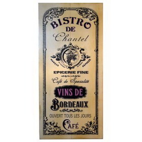 Thousand Oaks Barrel 7089 French Wine Bistro Plank Sign (7089)