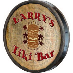 Thousand Oaks Barrel C33 Tiki Bar Quarter Barrel Sign (C33)