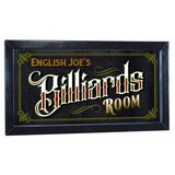 Thousand Oaks Barrel MIR-02 'Billiards' Personalized Bar Mirror (Mir02)