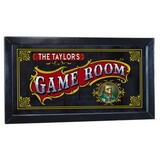 Thousand Oaks Barrel MIR-06 Game Room' Personalized Bar Mirror (Mir06)