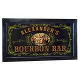 Thousand Oaks Barrel MIR-26 'Bourbon Bar' Personalized Bar Mirror (Mir26)