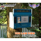 Thousand Oaks Barrel Q103 Personalized Lawyer 'Justice Is Blind' Birdhouse (Q103)