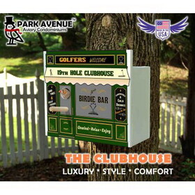 Thousand Oaks Barrel Q501 Golf 19Th Hole Clubhouse Birdhouse (Q501)