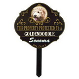 Thousand Oaks Barrel WULF10 Personalized Protected By 'Goldendoodle' Sign (Wulf10)