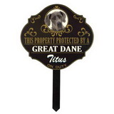 Thousand Oaks Barrel WULF12 Personalized Protected By 'Great Dane' Sign (Wulf12)