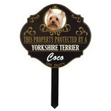 Thousand Oaks Barrel WULF20 Personalized Protected By 'Yorkshire Terrier' Sign (Wulf20)