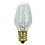 Sunlite 01054 7C7 Incandescent Bulb, 7 Watt, Candelabra E12 Base, C7 Small Night Light, Colored Bulb, Clear, 12 Count, Price/12 pack