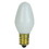 Sunlite 01059 7C7 Incandescent Bulb, 7 Watt, Candelabra E12 Base, C7 Small Night Light, Colored Bulb, White, 12 Count, Price/12 pack