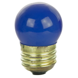 Sunlite 01220-SU 7.5S11/B 7.5 Watt S11 Colored Indicator, Medium Base, Ceramic Blue