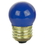 Sunlite 01220-SU 7.5S11/B 7.5 Watt S11 Colored Indicator, Medium Base, Ceramic Blue, Price/25PK