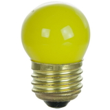 Sunlite 01230-SU 7.5S11/Y 7.5 Watt S11 Colored Indicator, Medium Base, Ceramic Yellow