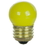 Sunlite 01230-SU 7.5S11/Y 7.5 Watt S11 Colored Indicator, Medium Base, Ceramic Yellow, Price/25PK