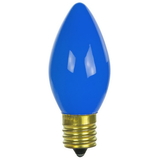 Sunlite 01290-SU 7C9/B 7 Watt C9 Colored Night Light, Intermediate Base, Ceramic Blue