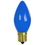 Sunlite 01290-SU 7C9/B 7 Watt C9 Colored Night Light, Intermediate Base, Ceramic Blue, Price/25PK