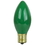 Sunlite 01295-SU 7C9/G 7 Watt C9 Colored Night Light, Intermediate Base, Ceramic Green, Price/25PK