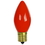 Sunlite 01310-SU 7C9/R 7 Watt C9 Colored Night Light, Intermediate Base, Ceramic Red, Price/25PK