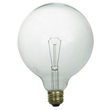 Sunlite 01790-SU 100 Watt G40 Globe Light Bulb, Medium Base, Clear