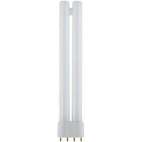 Sunlite 02170-SU FT18DL/835 Compact Fluorescent 18W Twin Tube Light Bulbs, 3500K Neutral White Light, 2G11 Base