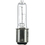 Sunlite 03115-SU Q50/CL/DC 50 Watt, Single Ended T4, Double Contact Bayonet Base, Clear