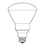 Sunlite 03687-SU 125R40/H/CL 125 Watt R40 R40 Infrared Heat Lamp, Medium Base, Clear