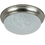 Sunlite 04281-SU DBN14/AL/GU24/2-18/ES 13.5" Energy Saving Dome Fixture, Brushed Nickel Finish, Alabaster Glass
