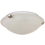 Sunlite 04285-SU FCM12/AL/GU24/2-13/ES 12" Energy Saving Decorative Bracket Style Fixture, White Finish, Alabaster Glass