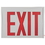 Sunlite 04307-SU EXIT/SU/1-2F/R/W/EM/NYC Surface Mount Exit Light, White Housing, Single or Double Faced White Plate, Red Letters, NYC Approved, Emergency Backup Battery