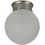 Sunlite 04476-SU GLO8/BN 8" Decorative Globe Style Ceiling Fixture, Brush Nickel Finish, Alabaster Glass