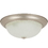 Sunlite 04588-SU DBN13/AL 13" Decorative Dome Ceiling Fixture, Brushed Nickel Finish, Alabaster Glass