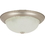 Sunlite 04591-SU DBN15/AL 15" Decorative Dome Ceiling Fixture, Brushed Nickel Finish, Alabaster Glass