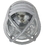 Sunlite 04987-SU VT201 Ceiling Mount Vaporproof Industrial Fixture, Metallic Finish, Clear Glass, 3/4 piping