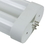 Sunlite 05180-SU FUL50T10/BL Fluorescent 50W Black Light U Shaped FUL Twin Tube Plugin Lamps, 4-Pin GX10Q Base