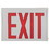 Sunlite 05276 LED Steel Exit Sign, White Housing with Bright Red Lettering, 90-Minute Battery Power Back-Up, Dual Voltage 120-277V, Ceiling or Wall Mount, Long Lasting, Fire Safety, NYC Compliant