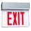 Sunlite 05277 LED Edge Lit Exit Sign, Clear Panel with Etched Bright Red Lettering, 90-Min Battery Power Back-Up, Dual Voltage 120-277V, Universal Mounting, Long Lasting, Fire Safety, NYC Compliant
