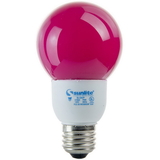 Sunlite 05680-SU SLG9/P 9 Watt Colored Globe, Medium Base, Pink