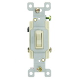 Sunlite 08045-SU E508/Cd1 3 Way Grounded Toggle Switch, Ivory