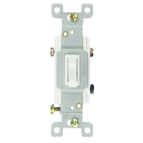 Sunlite 08110-SU E507 3 Way Grounded Toggle Switch, White