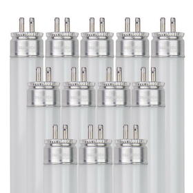 Sunlite 30259-SU F54T5/850/HO/12PK 54 Watt T5 High Output High Performance Straight Tube Mini Bi-Pin (G5) Base, 5000K Soft White, 12 Pack