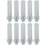 Sunlite PLD18/E/SP35K/10PK 3500K Neutral White Fluorescent 18W PLD Double U-Shaped Twin Tube CFL Bulbs with 4-Pin G24q-2 Base (10 Pack)