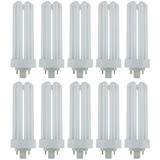 Sunlite PLT32/E/SP35K/10PK Fluorescent 32W PLD Triple U-Shaped Twin Tube CFL Bulbs, 4-Pin GX24Q-3 Base, 3500K Neutral White, 10 Pack, 3500K-Neutral, 10 Count