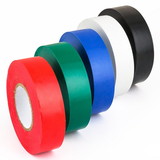 Sunlite 40937-SU 5-Pack Multi-Color Electrical Tape, Durable Flame Retardant Vinyl, Weather-Resistant, 6-Foot Long Rolls,  UL Listed, Black, White, Blue, Green and Red