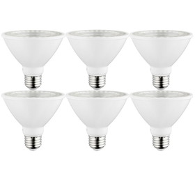 Sunlite 40979 LED Par30 Short Neck Light Bulb, Dimmable, 27K Warm White, 6 Pack